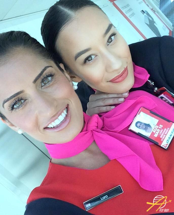stewardesses Qantas