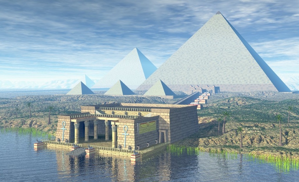 Египетские пирамиды в древности