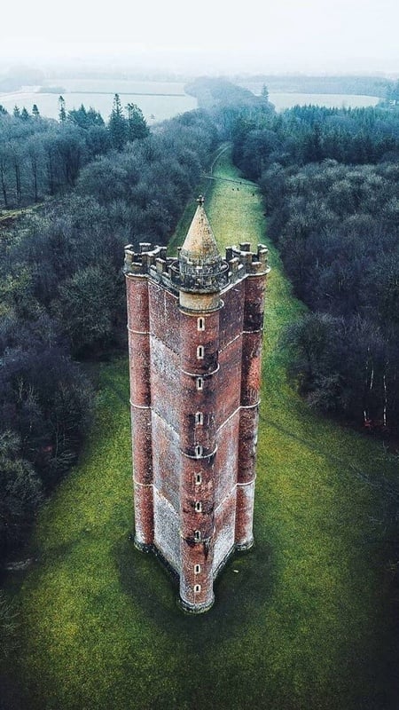 Башня короля Альфреда - Графство Сомерсет, Поместье Стоурхедов, Англия